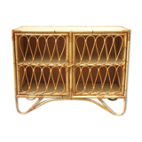 Vintage rattan buffet