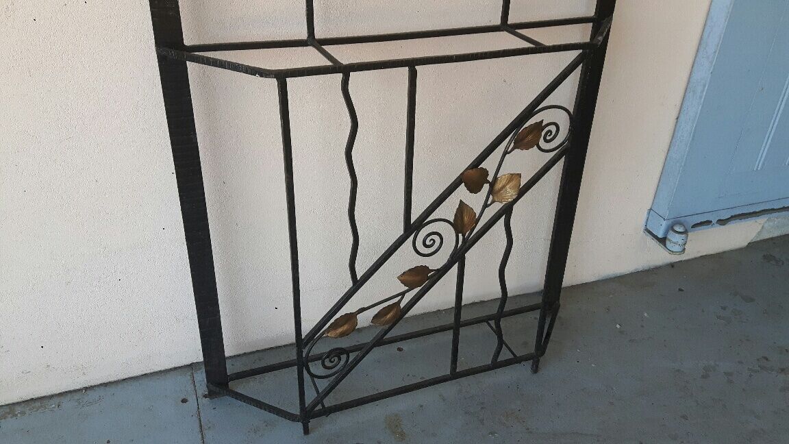 Locker room art deco coat hangers.