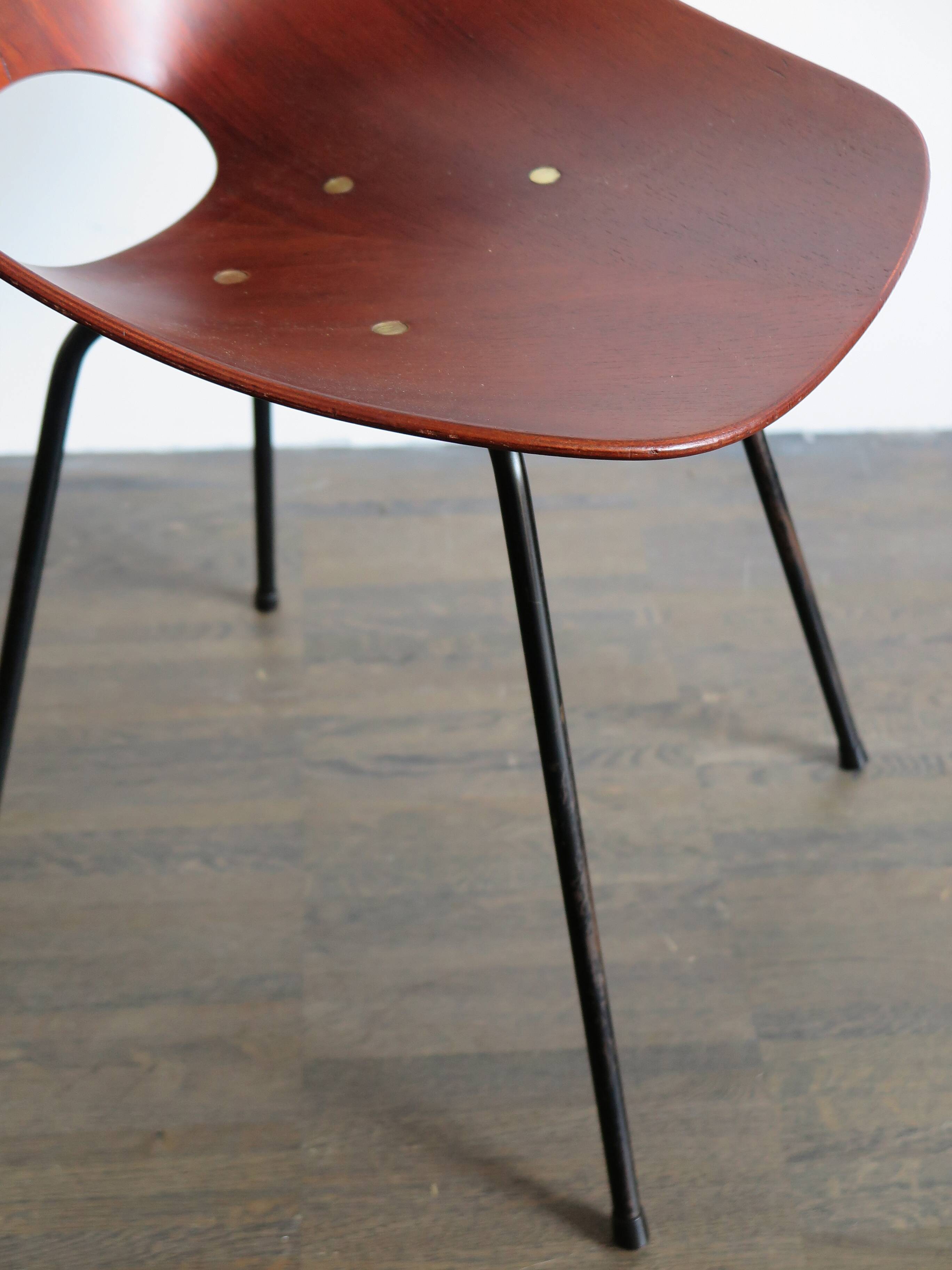 Vittorio Nobili for Fratelli Tagliabue Italian Medea dining chairs, 1950s