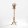 Floor coat stand in rattan and woven wicker, 1960s.