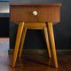 Mini bedside table/side table/small vintage wooden chest of drawers
