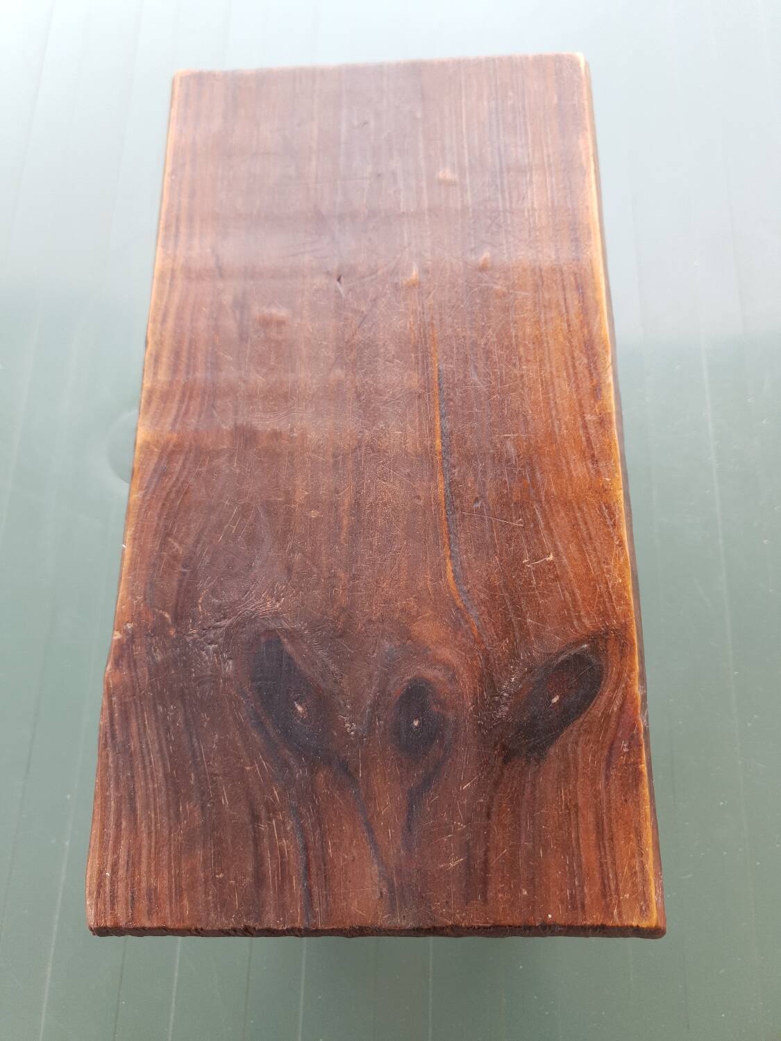 Antique elm stool