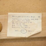 1980s Oak Stool, Czechoslovakia