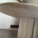 Travertine table base