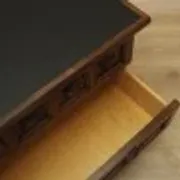 Danish chest of drawers with panelled fronts, oak veneer, 1970s