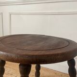 Beaded wooden side table