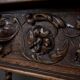Small walnut desk, Henri II style – late 19th century