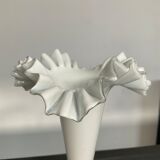 Vintage soliflore vase in glass paste 50s