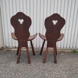 Pair of Brutalist Chairs