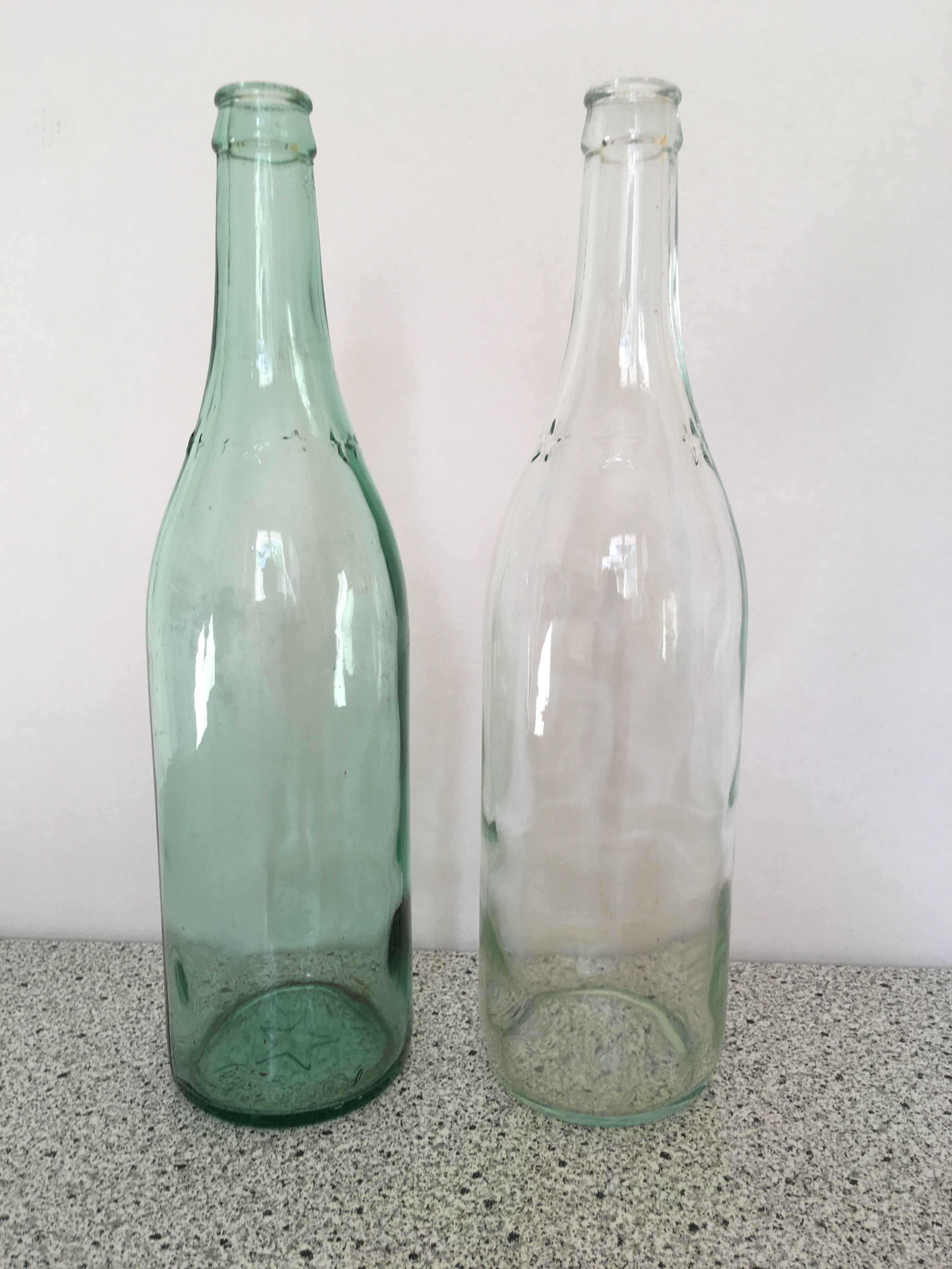 Two 1L star bottles