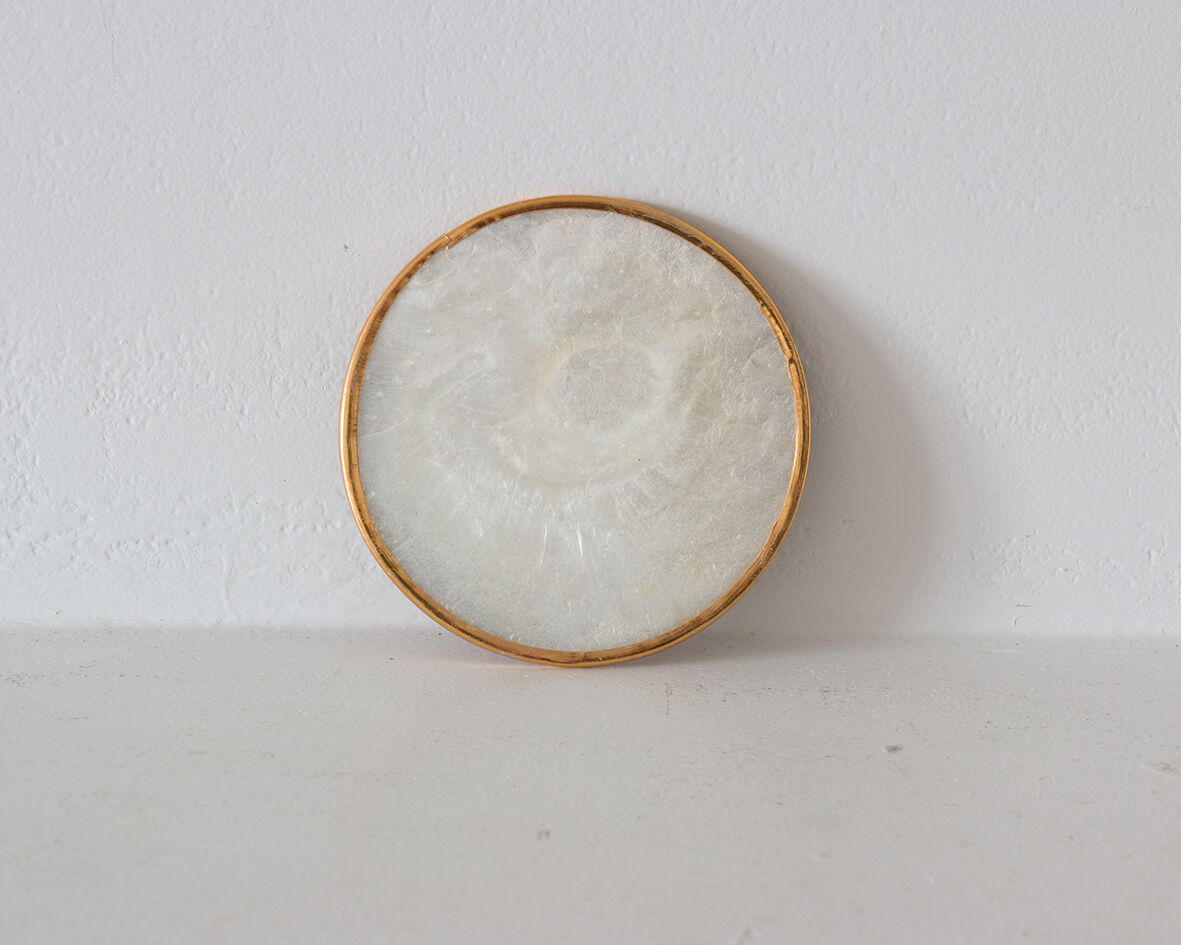 Mother-of-pearl coasters