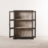 Black window cabinet