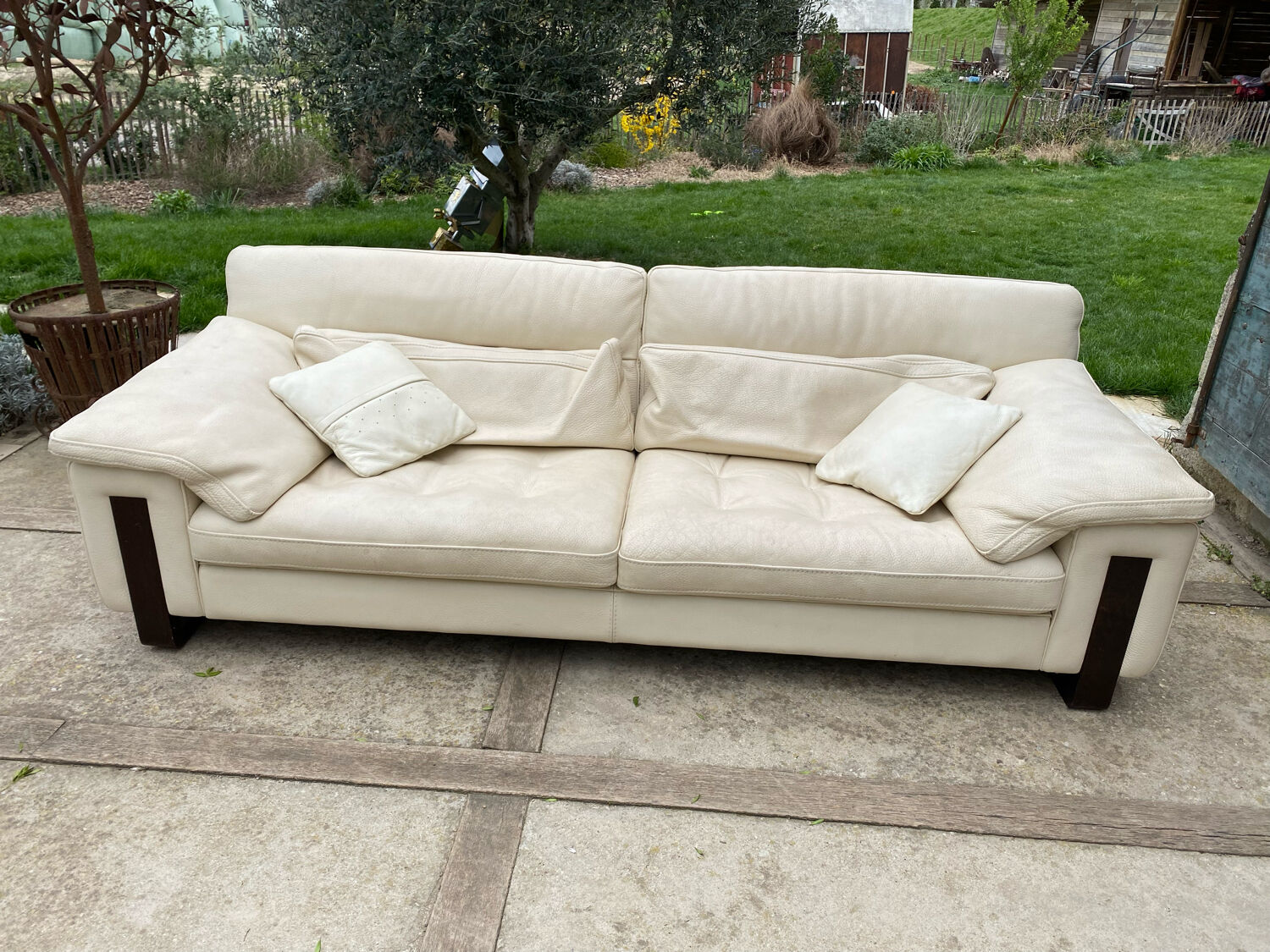 Roche Bobois leather sofa