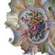 Magnifica Specchiera d’Arte in Ceramica Policroma – Maria Pegoraro per Ricc