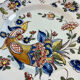Flat plate in earthenware with polychrome decoration in Rouen style