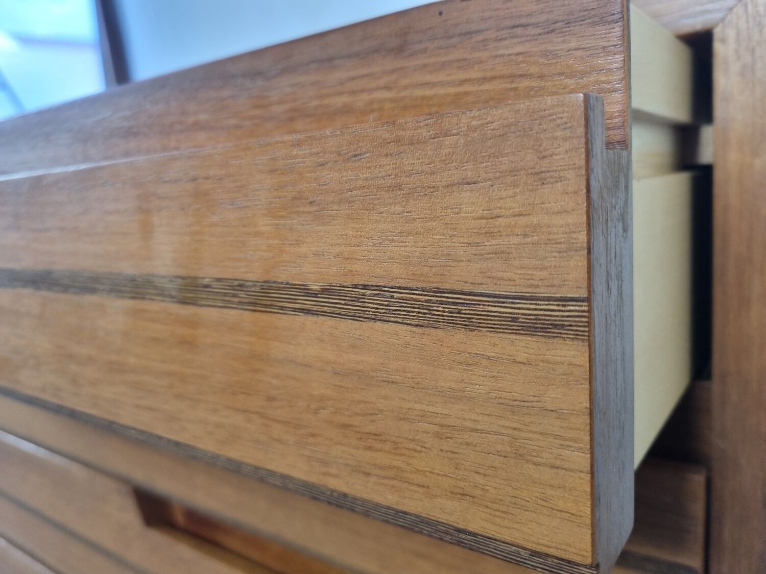 Scandinavian walnut sideboard, 60s