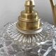 Set of two vintage pine cone lamps