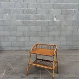 Bout de canapé rotin