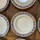12 Longwy soup plates