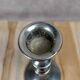 Silver-plated candlestick – vintage classic style