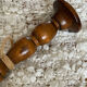 Old bilboquet in turned wood