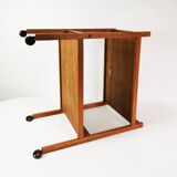 Mid century teak bar table, brdr.forbo, denmark, 1960s