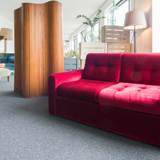 Red Velvet sofa