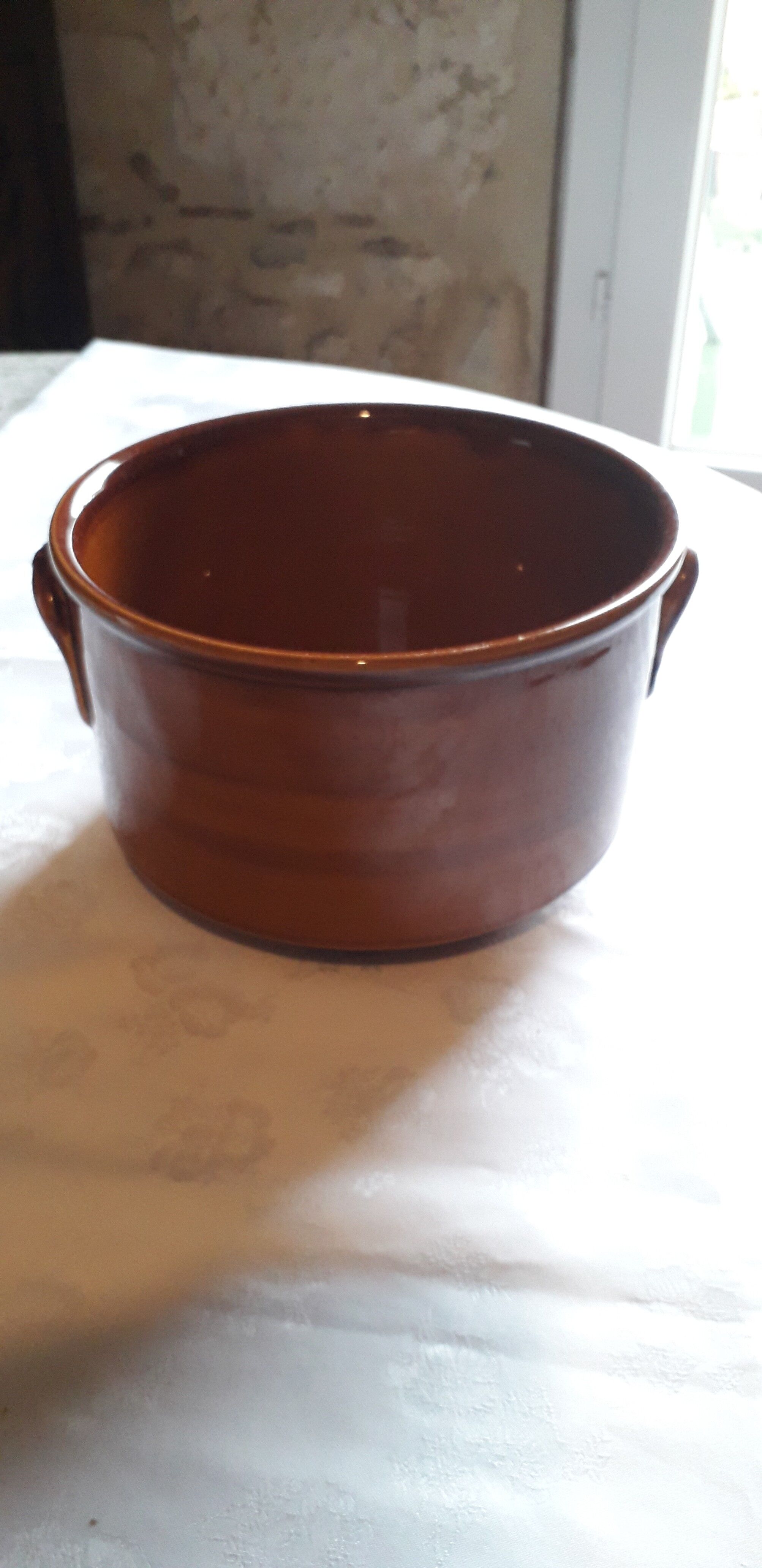 Large ceramic salad bowl/vegetable from St Clément
