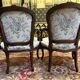 Paire de cabriolets louisXV