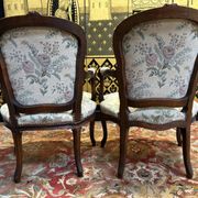 Paire de cabriolets louisXV