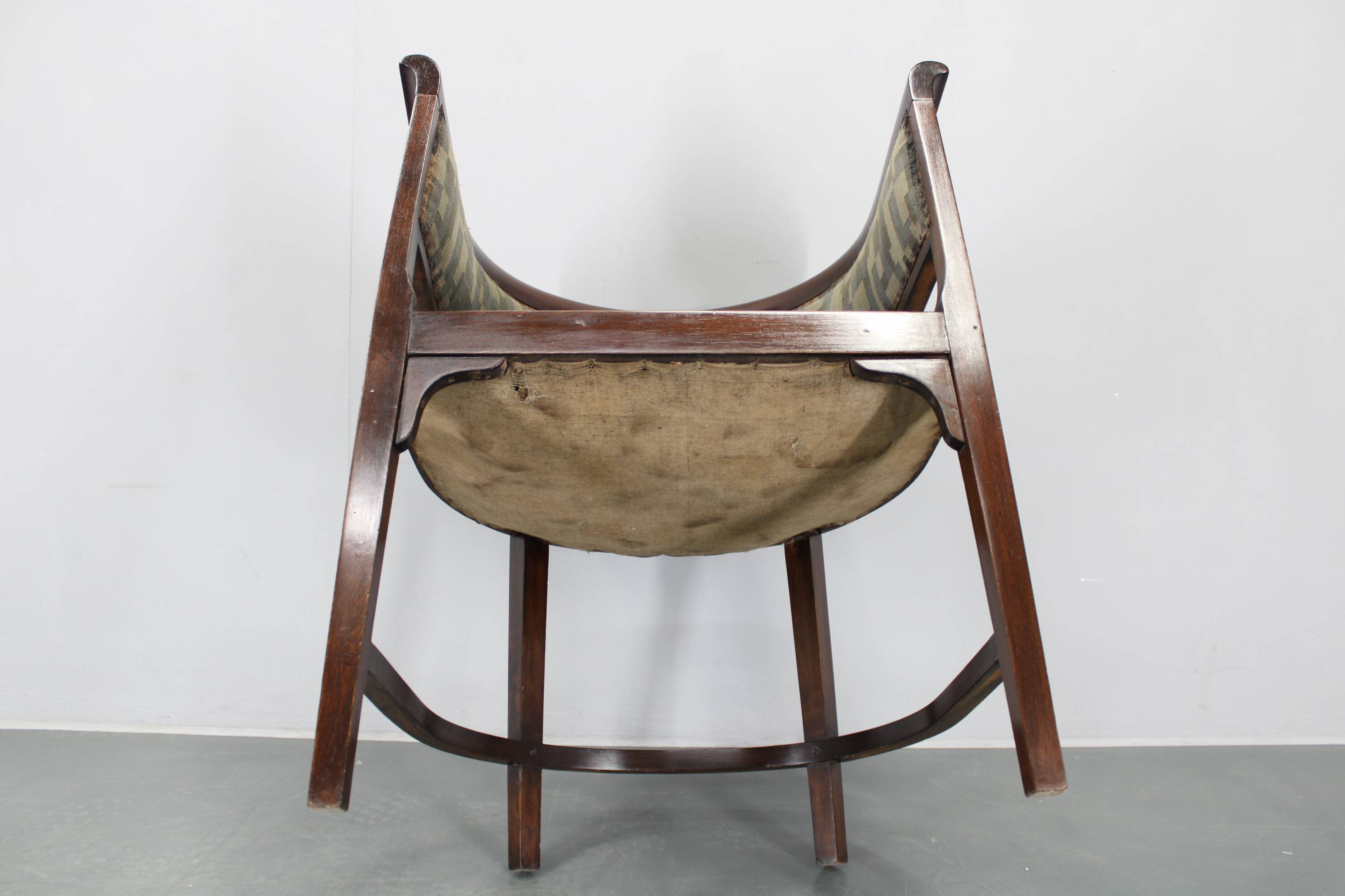 1920s pair of bentwood armchairs, Czechoslovakia