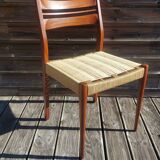 6 elegant vintage 1960s Danish rope chairs