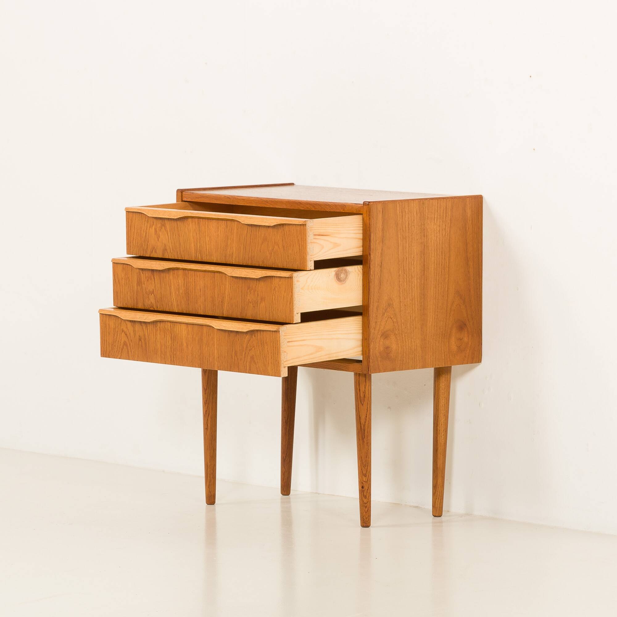 Small Danish mid century modern teak dresser, 1960s