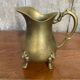 Antique brass creamer pitcher tableware kitchen vintage