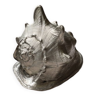 Large silver-colored shell.