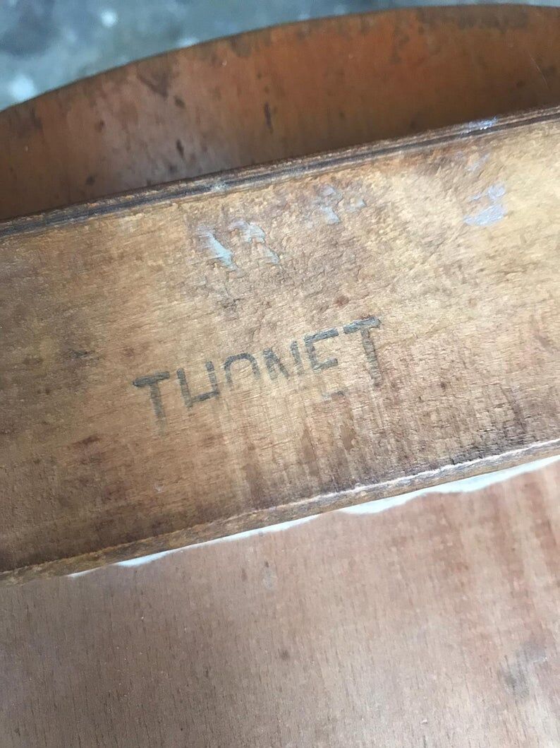 Vintage Thonet bistro chairs 1950