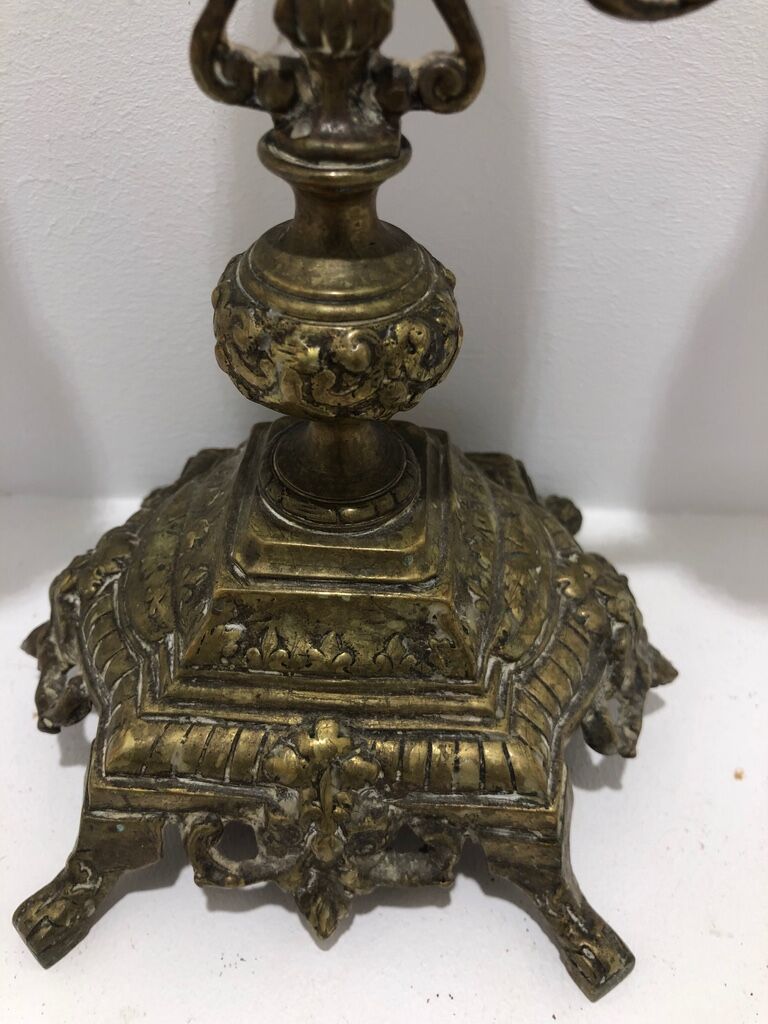 Bronze rocker chandelier napoleon 3 era