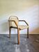Bentwood armchair from the 1980s, upholstered, Scandinavian style, for dining room or office.