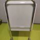 Chariot médical inox blanc laqué 4 tiroirs