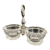 Double saleron in Baccarat crystal