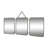 Triptych mirror from the 50's - 60x24cm