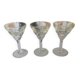 Verres bistrot absinthe anciens