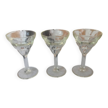 Antique absinthe bistro glasses