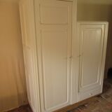 Asymmetrical Parisian wardrobe.