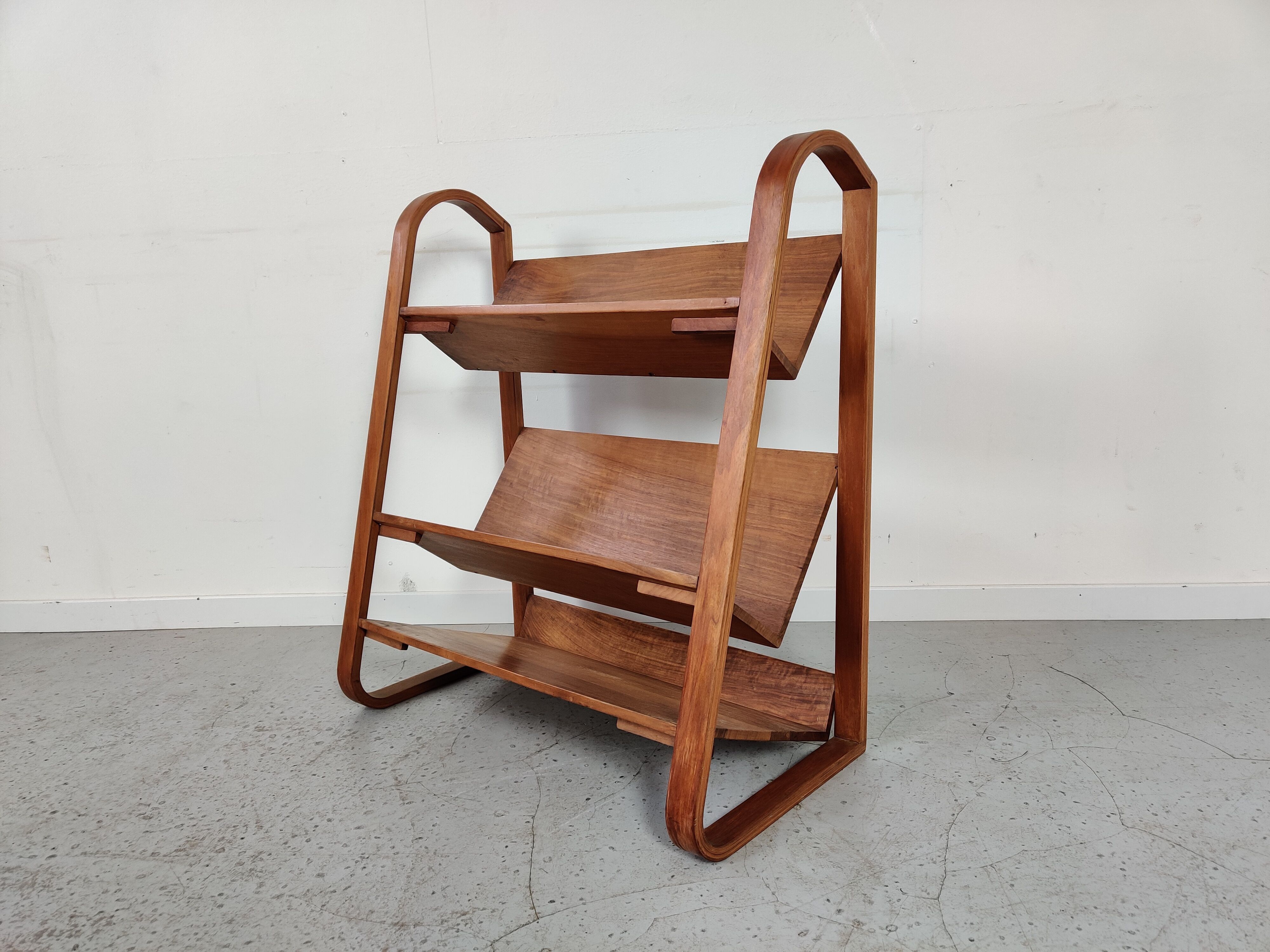 Scandinavian library magazine holder 60s