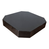 Octagonal lacquered coffee table