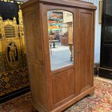 Art deco oak wardrobe