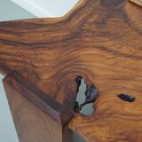 Pair of Vintage Natural Coffee Tables in Walnut, ca 1970/1980