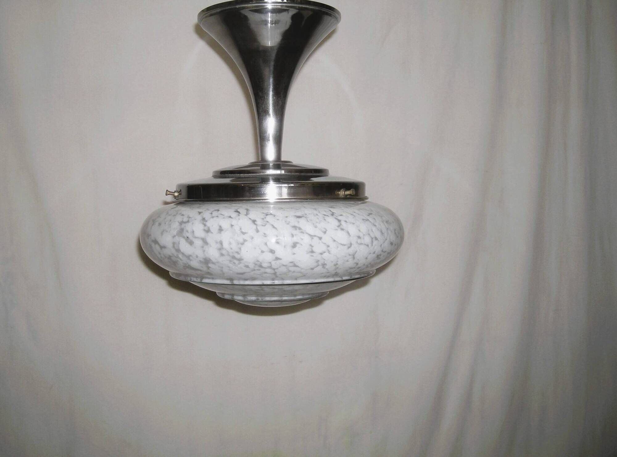 Lustre soucoupe - art déco des années 30