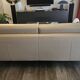 3-seater sofa by Roche Bobois in grey leather.